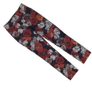 Lisette L Slim Fit Douro Print Ankle Pants, 0